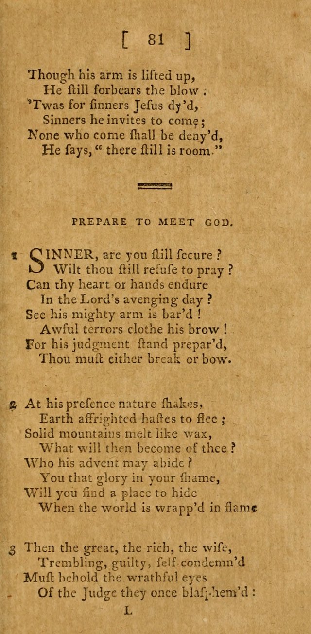 Hymns and Spiritual Songs for the use of Christians page 88