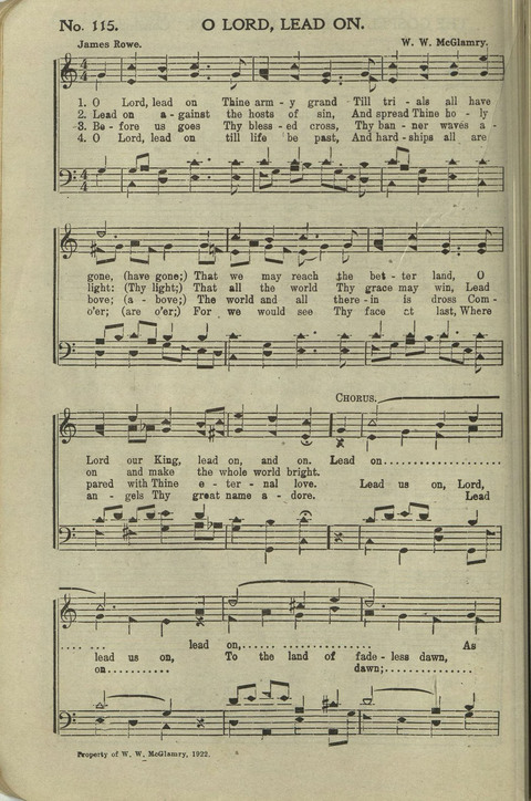 Hallelujahs: for Sunday Schools, Singing-Schools, Revivals, Conventions and General Use in Christian Work and Worship page 120