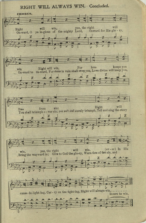 Hallelujahs: for Sunday Schools, Singing-Schools, Revivals, Conventions and General Use in Christian Work and Worship page 127