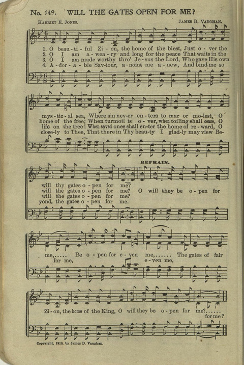 Hallelujahs: for Sunday Schools, Singing-Schools, Revivals, Conventions and General Use in Christian Work and Worship page 154