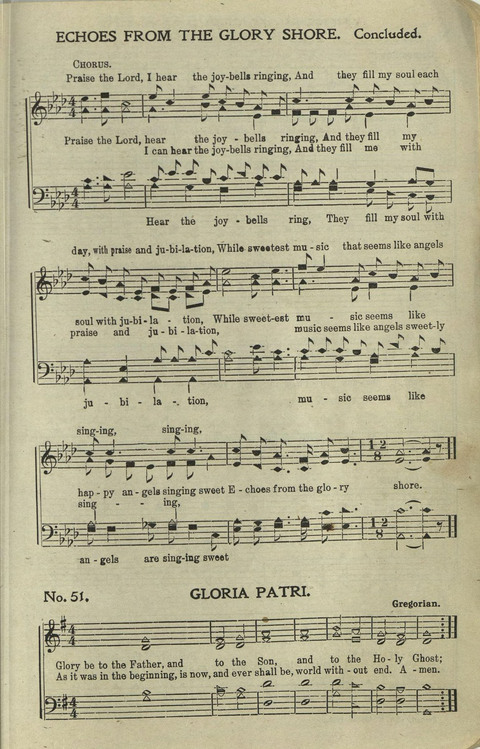 Hallelujahs: for Sunday Schools, Singing-Schools, Revivals, Conventions and General Use in Christian Work and Worship page 51