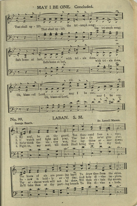 Hallelujahs: for Sunday Schools, Singing-Schools, Revivals, Conventions and General Use in Christian Work and Worship page 99