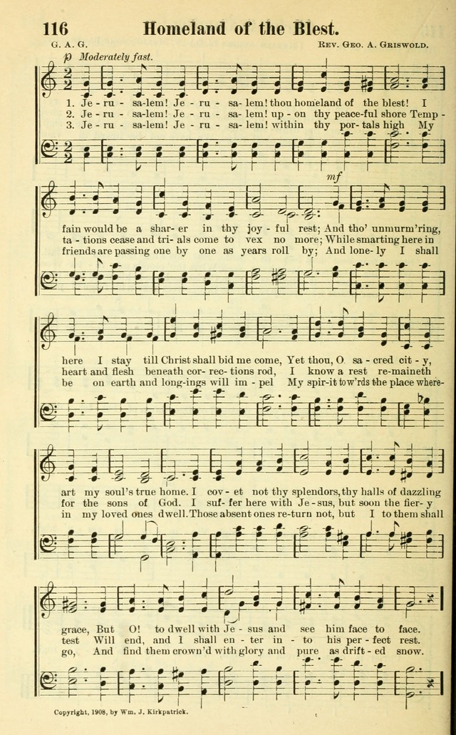 Hymns and Spiritual Songs Number Two: compiled especially for the evangelistic service, Sunday school and young people