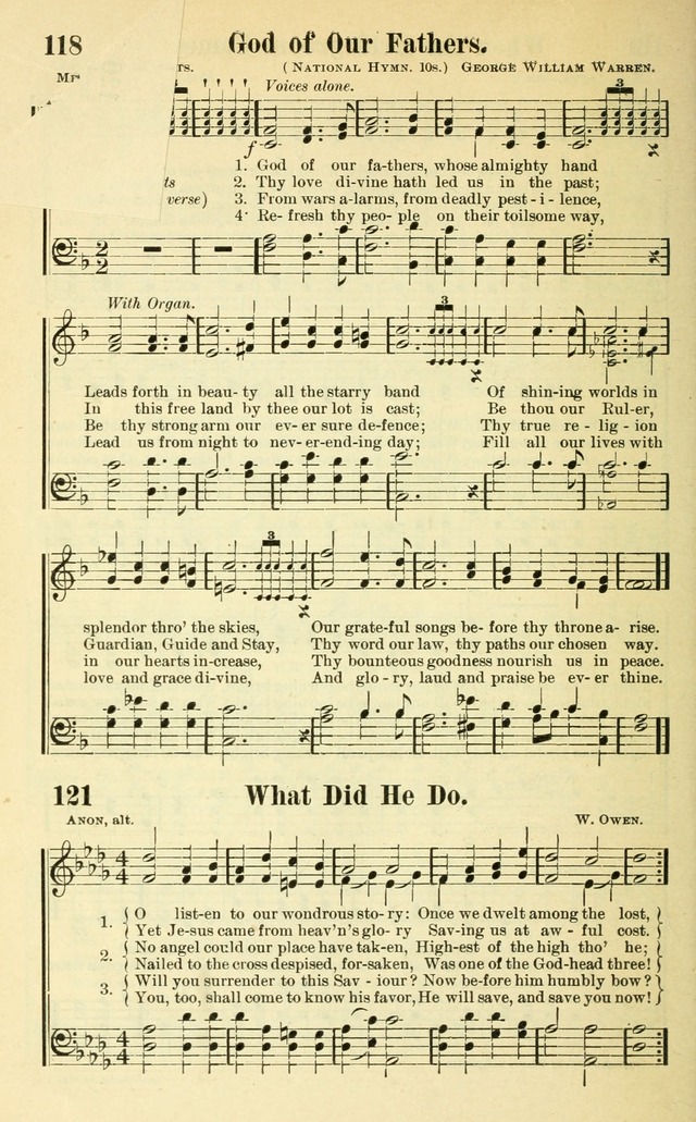 Hymns and Spiritual Songs Number Two: compiled especially for the evangelistic service, Sunday school and young people