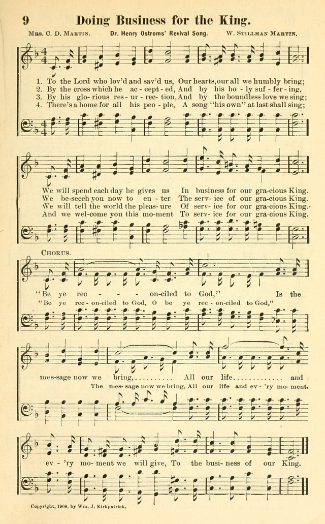 Hymns and Spiritual Songs Number Two: compiled especially for the evangelistic service, Sunday school and young people