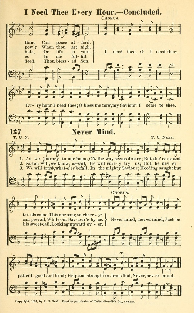 Hymns and Spiritual Songs Number Two: compiled especially for the evangelistic service, Sunday school and young people