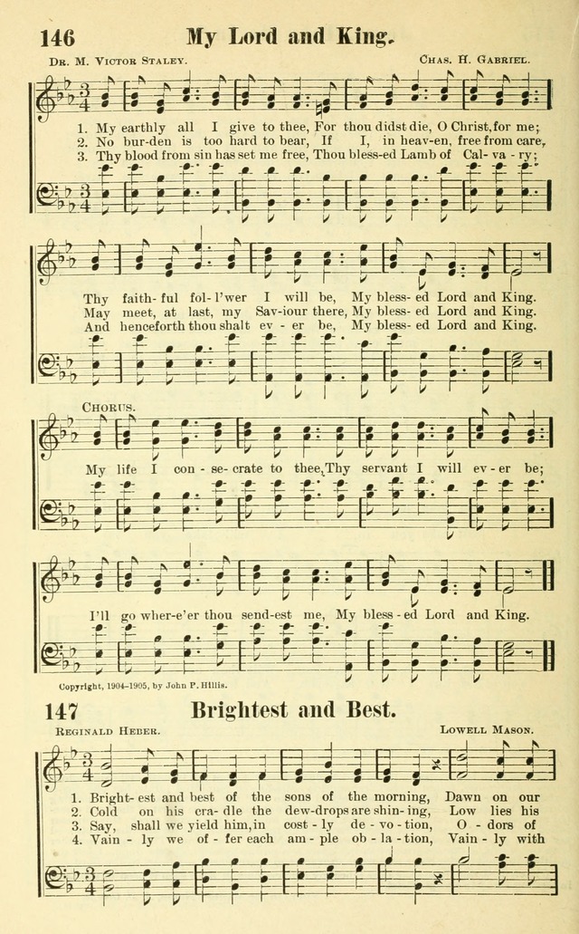 Hymns and Spiritual Songs Number Two: compiled especially for the evangelistic service, Sunday school and young people