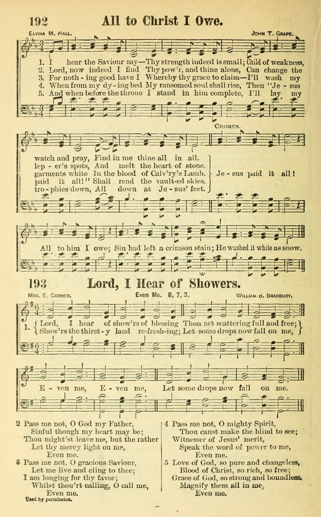 Hymns and Spiritual Songs Number Two: compiled especially for the evangelistic service, Sunday school and young people