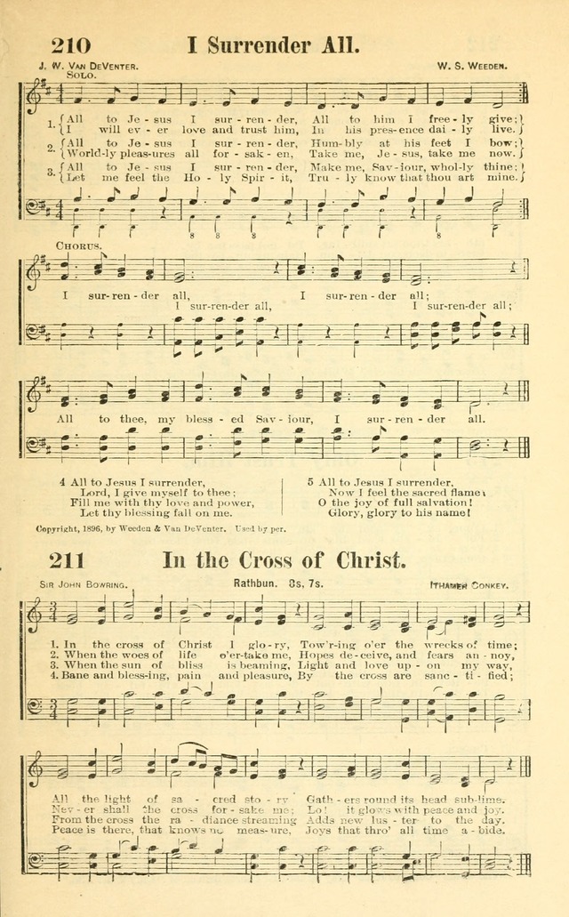 Hymns and Spiritual Songs Number Two: compiled especially for the evangelistic service, Sunday school and young people