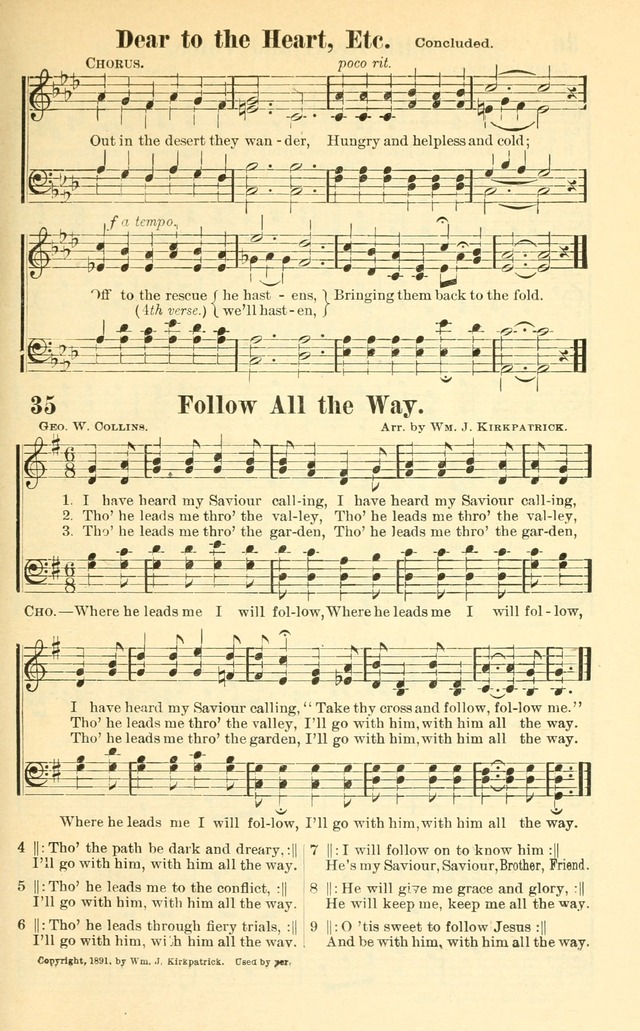 Hymns and Spiritual Songs Number Two: compiled especially for the evangelistic service, Sunday school and young people