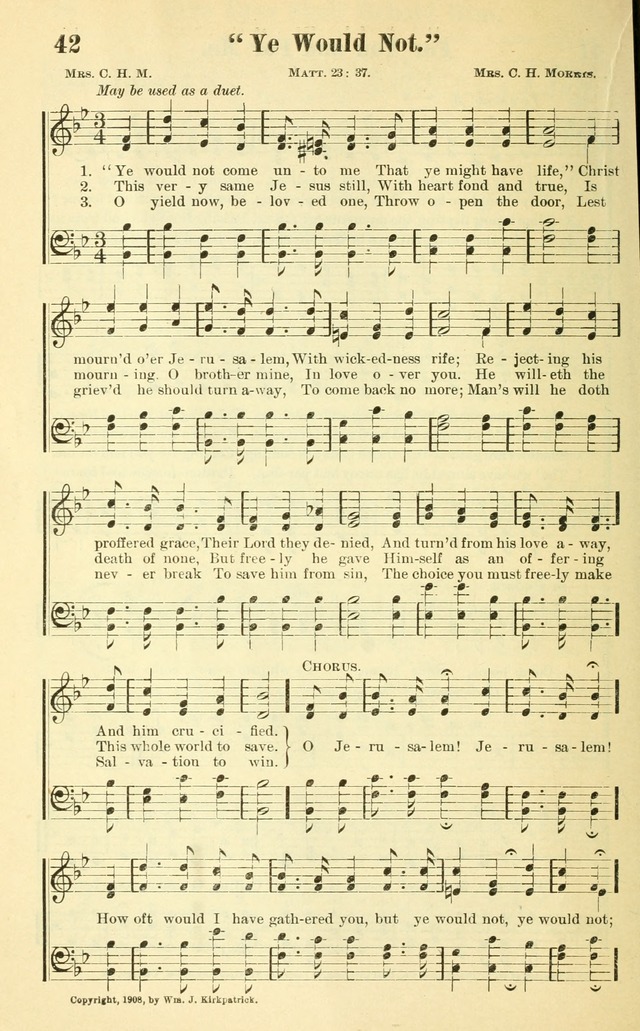 Hymns and Spiritual Songs Number Two: compiled especially for the evangelistic service, Sunday school and young people