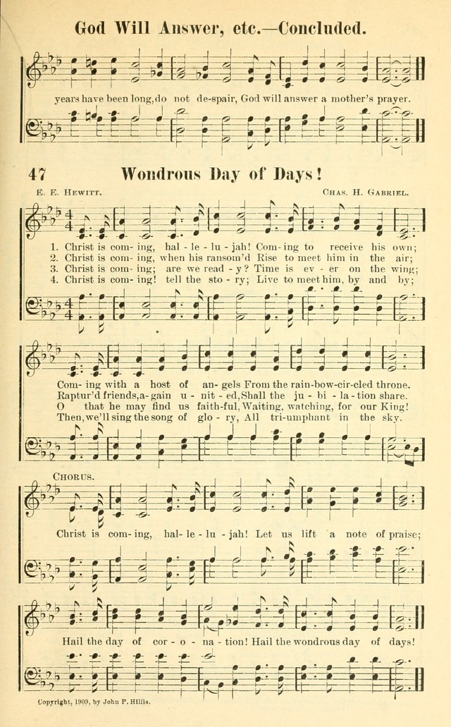 Hymns and Spiritual Songs Number Two: compiled especially for the evangelistic service, Sunday school and young people