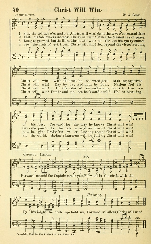 Hymns and Spiritual Songs Number Two: compiled especially for the evangelistic service, Sunday school and young people