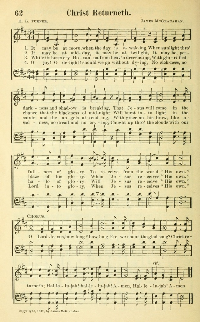 Hymns and Spiritual Songs Number Two: compiled especially for the evangelistic service, Sunday school and young people