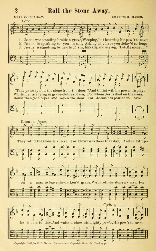 Hymns and Spiritual Songs Number Two: compiled especially for the evangelistic service, Sunday school and young people