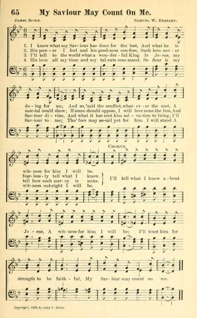 Hymns and Spiritual Songs Number Two: compiled especially for the evangelistic service, Sunday school and young people