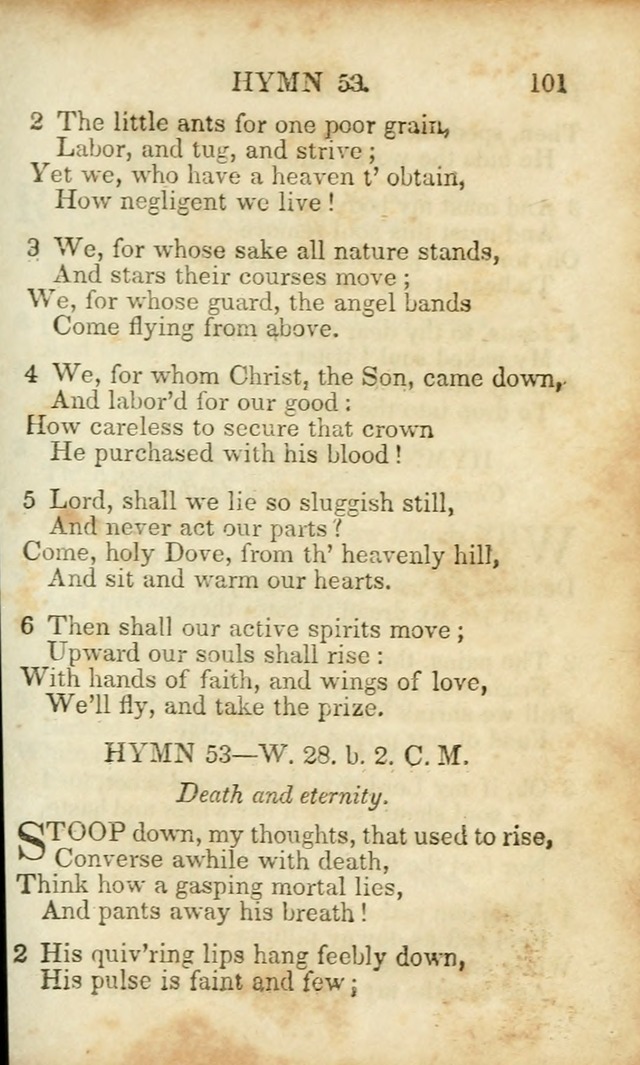 Hymns and Spiritual Songs, Original and Selected, for the Use of Christians. (8th ed.) page 102