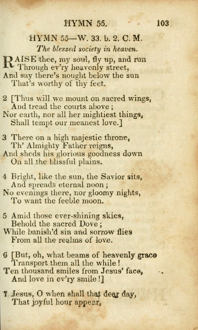 Hymns and Spiritual Songs, Original and Selected, for the Use of Christians. (8th ed.) page 104