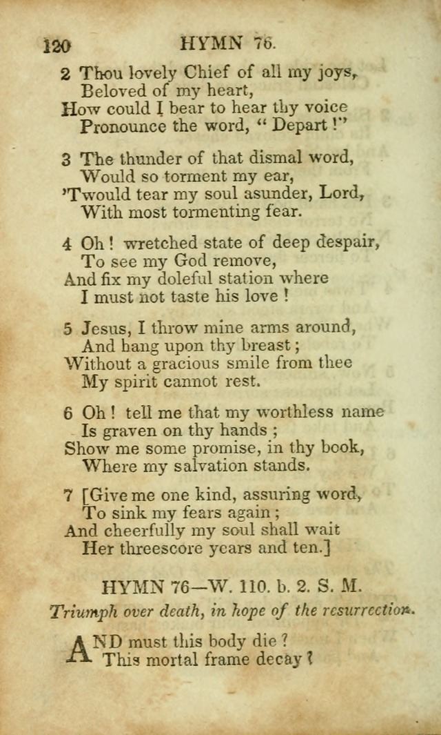 Hymns and Spiritual Songs, Original and Selected, for the Use of Christians. (8th ed.) page 125