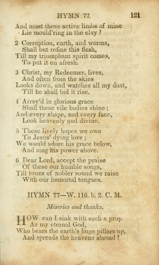 Hymns and Spiritual Songs, Original and Selected, for the Use of Christians. (8th ed.) page 126