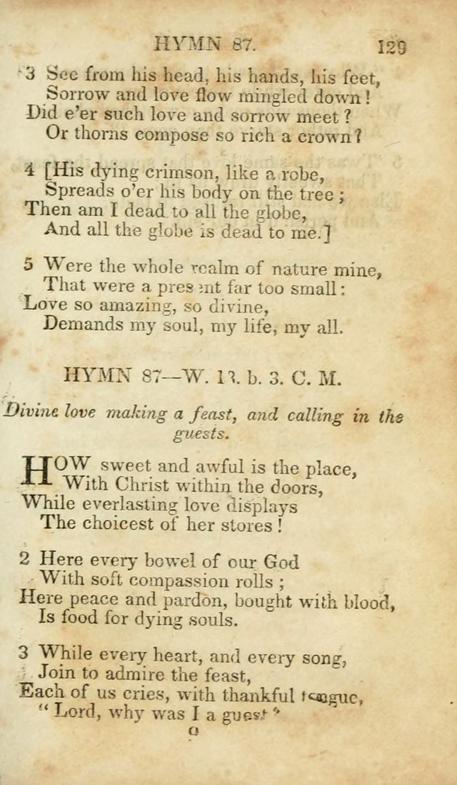 Hymns and Spiritual Songs, Original and Selected, for the Use of Christians. (8th ed.) page 134