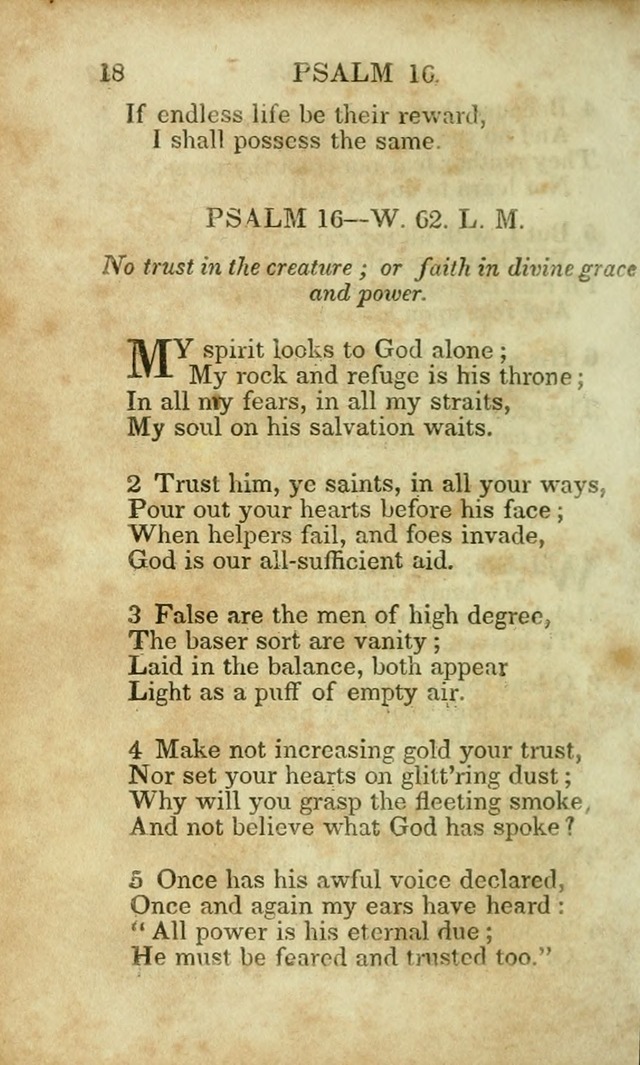 Hymns and Spiritual Songs, Original and Selected, for the Use of Christians. (8th ed.) page 15