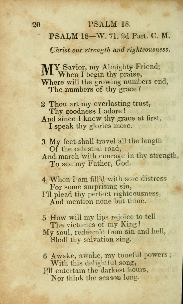 Hymns and Spiritual Songs, Original and Selected, for the Use of Christians. (8th ed.) page 17