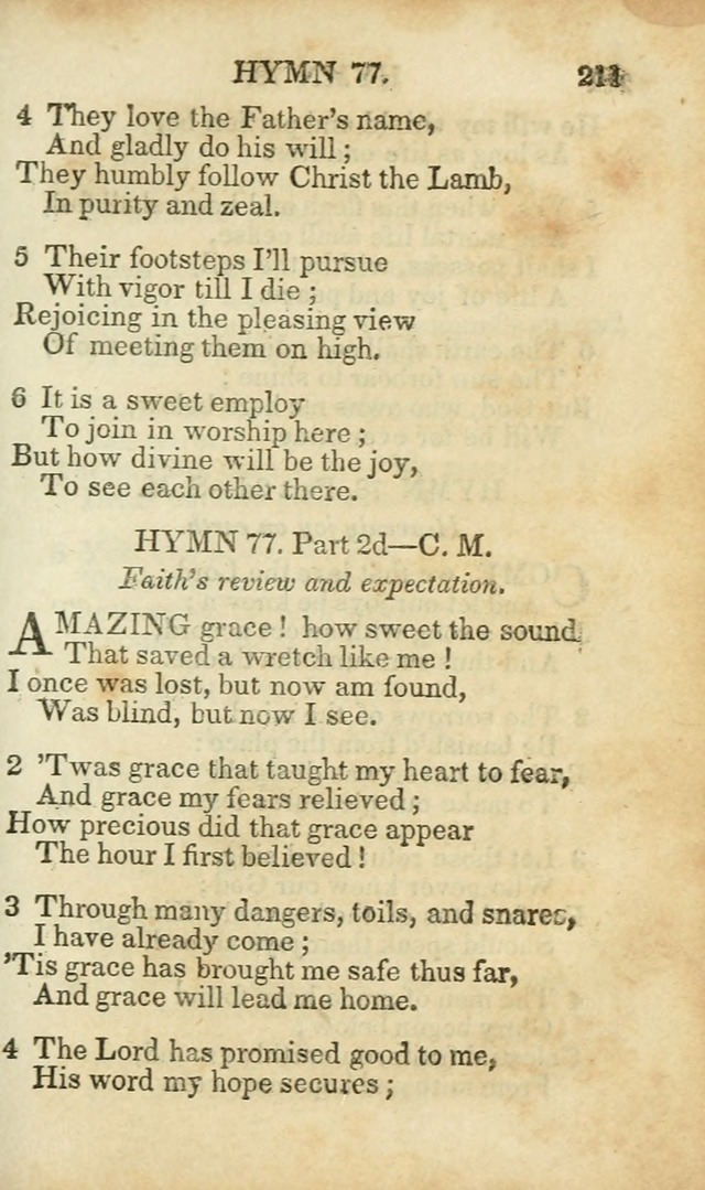 Hymns and Spiritual Songs, Original and Selected, for the Use of Christians. (8th ed.) page 216