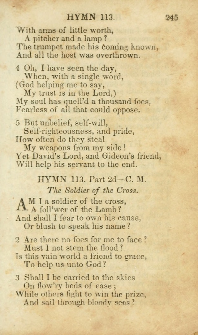 Hymns and Spiritual Songs, Original and Selected, for the Use of Christians. (8th ed.) page 250