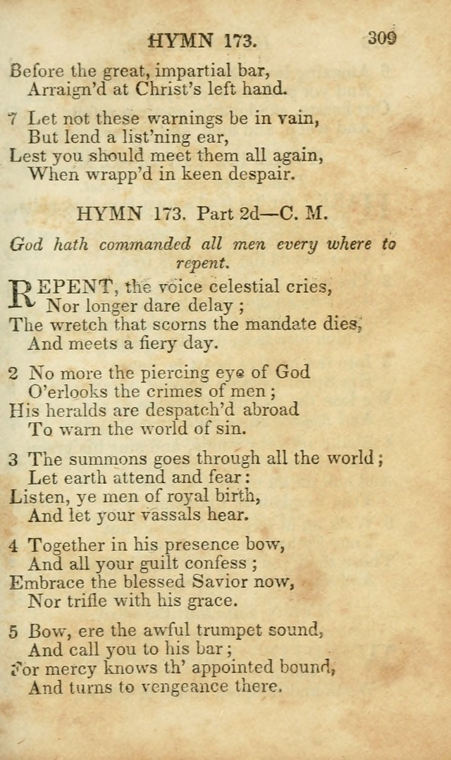 Hymns and Spiritual Songs, Original and Selected, for the Use of Christians. (8th ed.) page 316