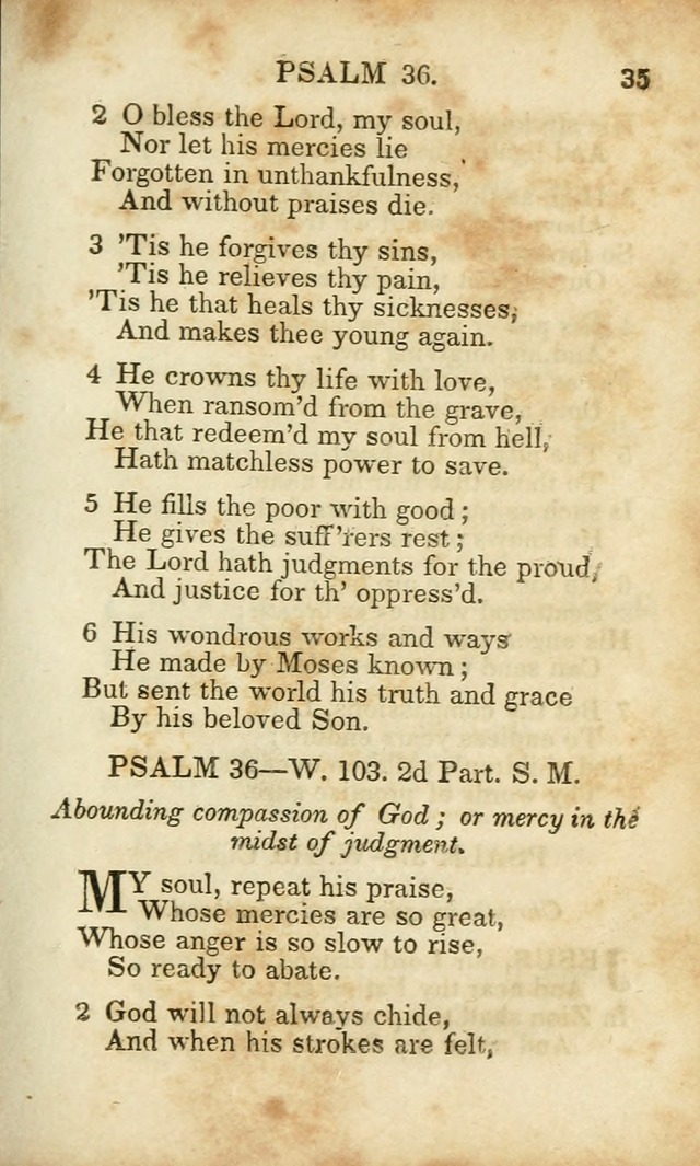 Hymns and Spiritual Songs, Original and Selected, for the Use of Christians. (8th ed.) page 32