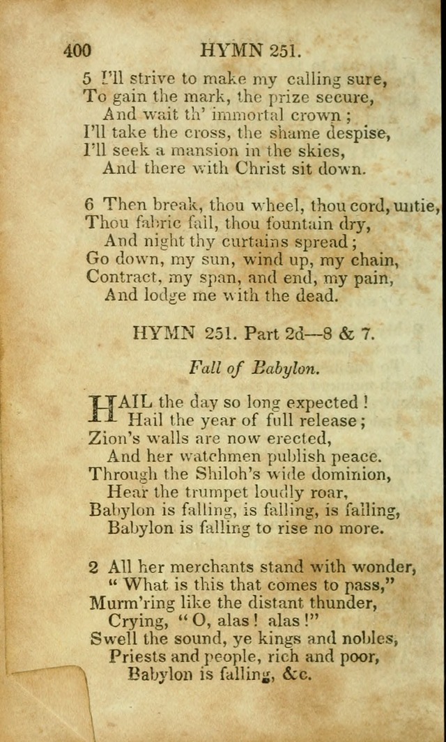 Hymns and Spiritual Songs, Original and Selected, for the Use of Christians. (8th ed.) page 407