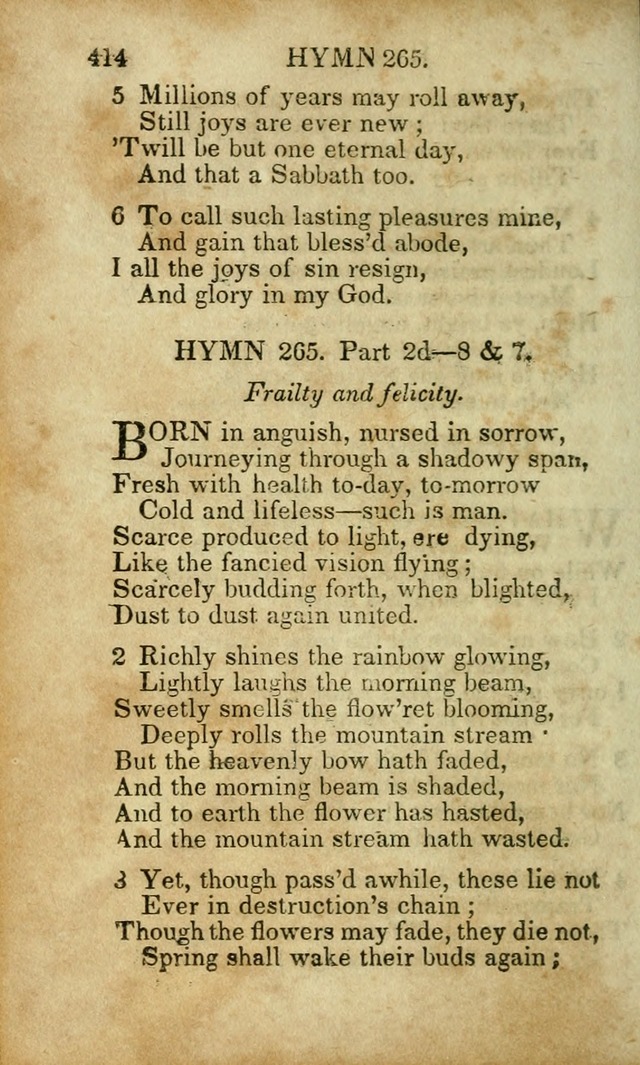 Hymns and Spiritual Songs, Original and Selected, for the Use of Christians. (8th ed.) page 421