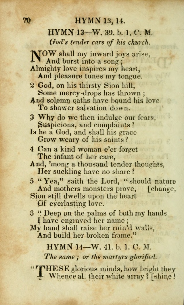 Hymns and Spiritual Songs, Original and Selected, for the Use of Christians. (8th ed.) page 69