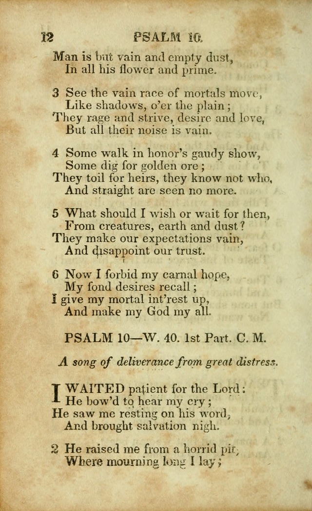 Hymns and Spiritual Songs, Original and Selected, for the Use of Christians. (8th ed.) page 9