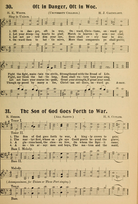 Hymnal for Soldiers and Sailors: for the public and private use of the Soldiers and Sailors page 31