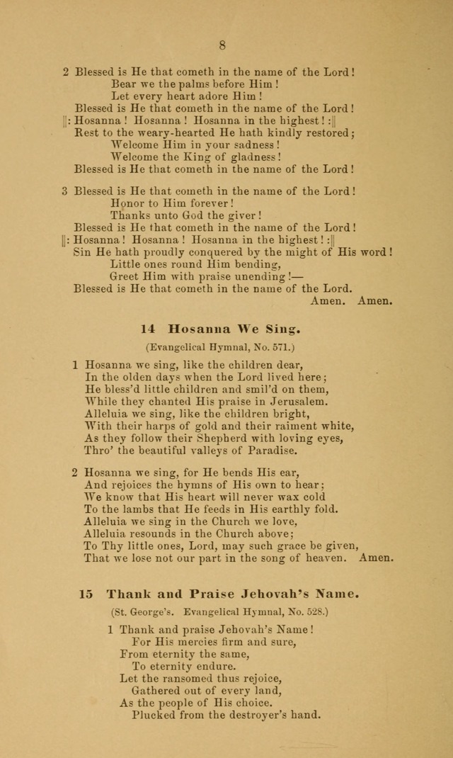 Hymns and services of the Sunday-school of the West Spruce Street Presbyterian Church, Philadelphia page 23