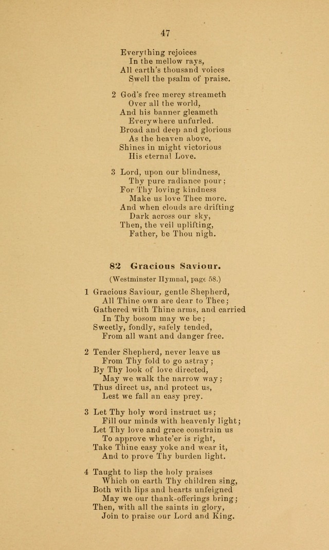 Hymns and services of the Sunday-school of the West Spruce Street Presbyterian Church, Philadelphia page 62