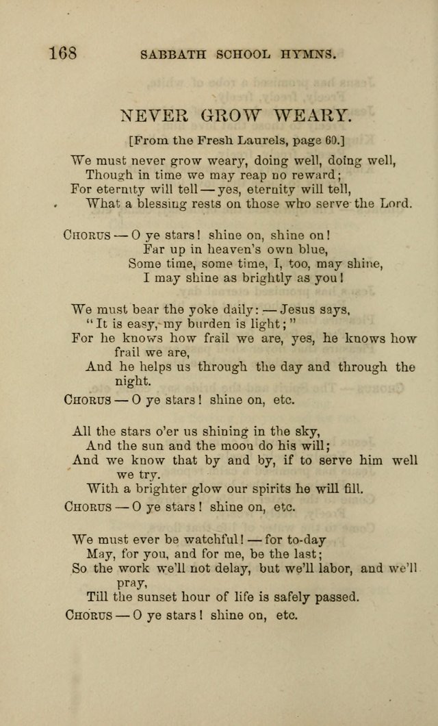 Hymns for the use of the Sabbath School of the Second Reformed Church, Albany N. Y. page 170