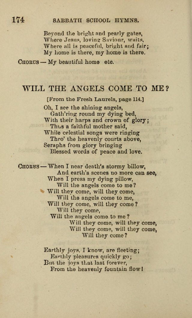 Hymns for the use of the Sabbath School of the Second Reformed Church, Albany N. Y. page 176