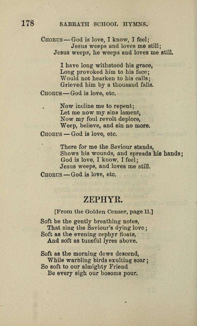 Hymns for the use of the Sabbath School of the Second Reformed Church, Albany N. Y. page 180