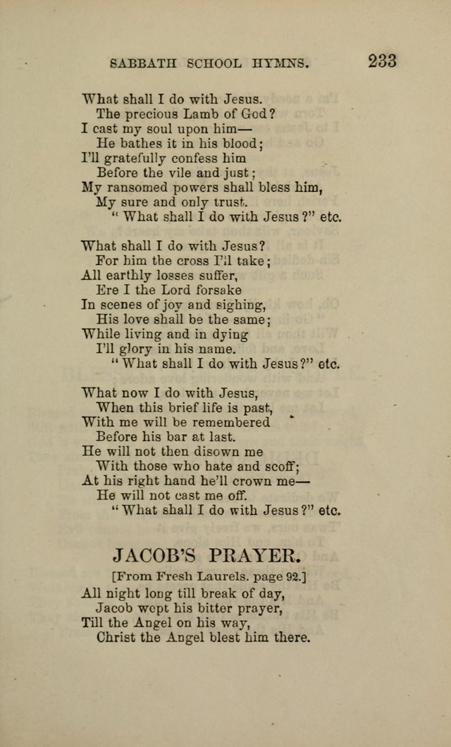 Hymns for the use of the Sabbath School of the Second Reformed Church, Albany N. Y. page 235