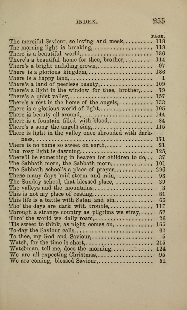 Hymns for the use of the Sabbath School of the Second Reformed Church, Albany N. Y. page 257