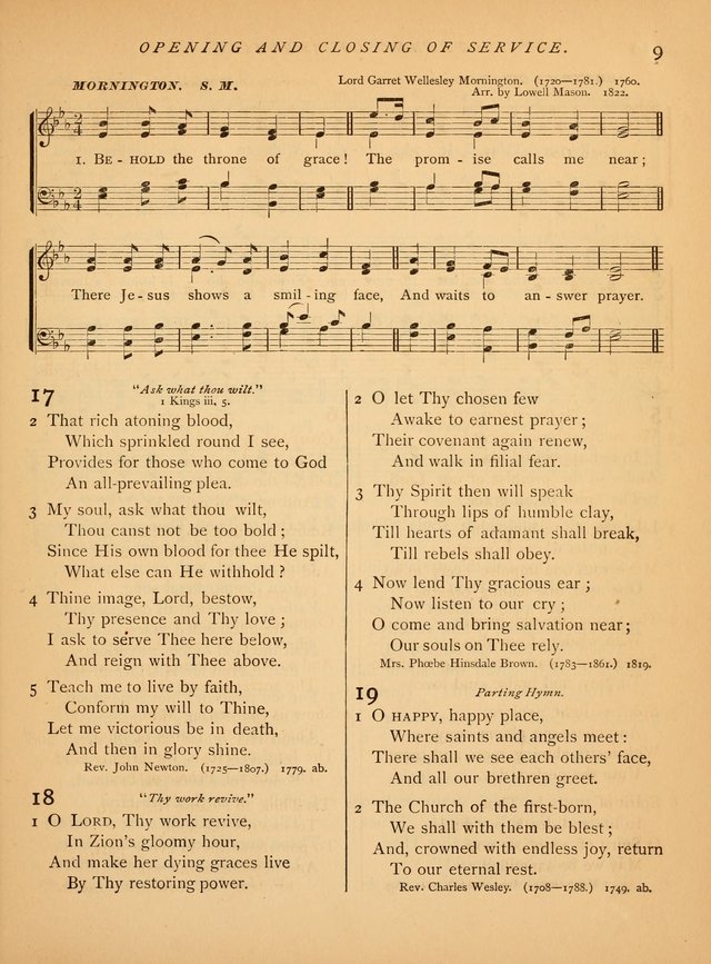 Hymns and Songs for Social and Sabbath Worship page 10