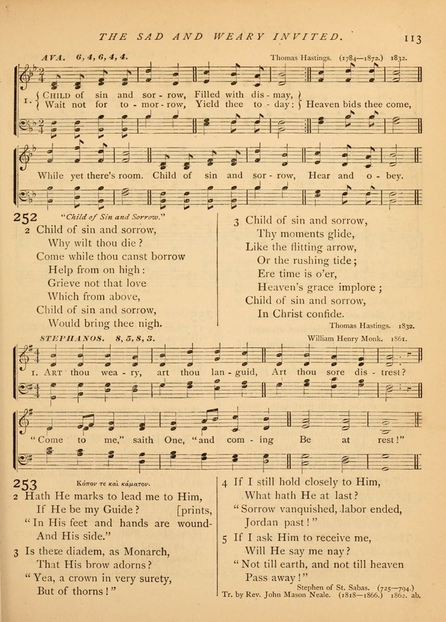 Hymns and Songs for Social and Sabbath Worship page 116