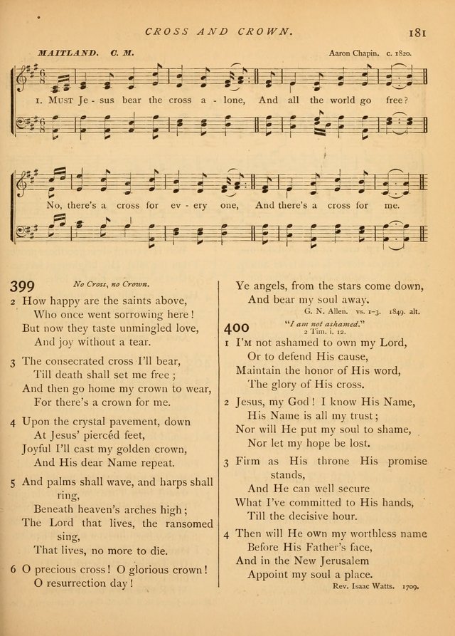 Hymns and Songs for Social and Sabbath Worship page 186