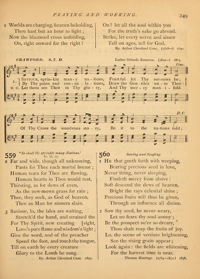 Hymns and Songs for Social and Sabbath Worship page 256