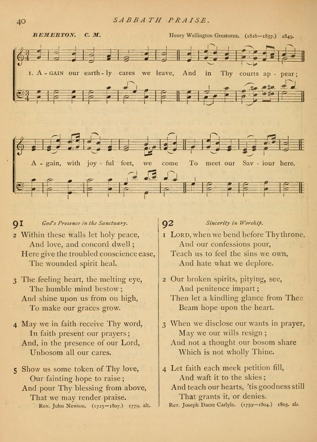 Hymns and Songs for Social and Sabbath Worship page 41