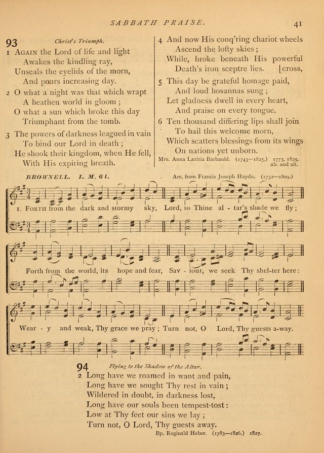 Hymns and Songs for Social and Sabbath Worship page 42