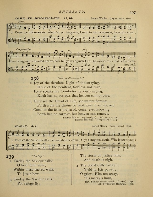 Hymns and Songs for Social and Sabbath Worship. (Rev. ed.) page 107